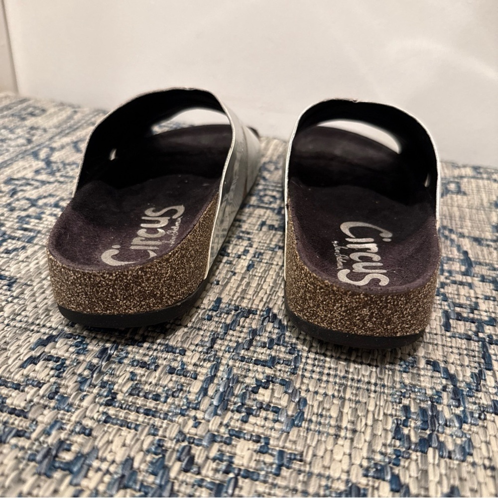 Circus by Sam Edelman Silver Women's Slide Sandals - Picture 4 of 7